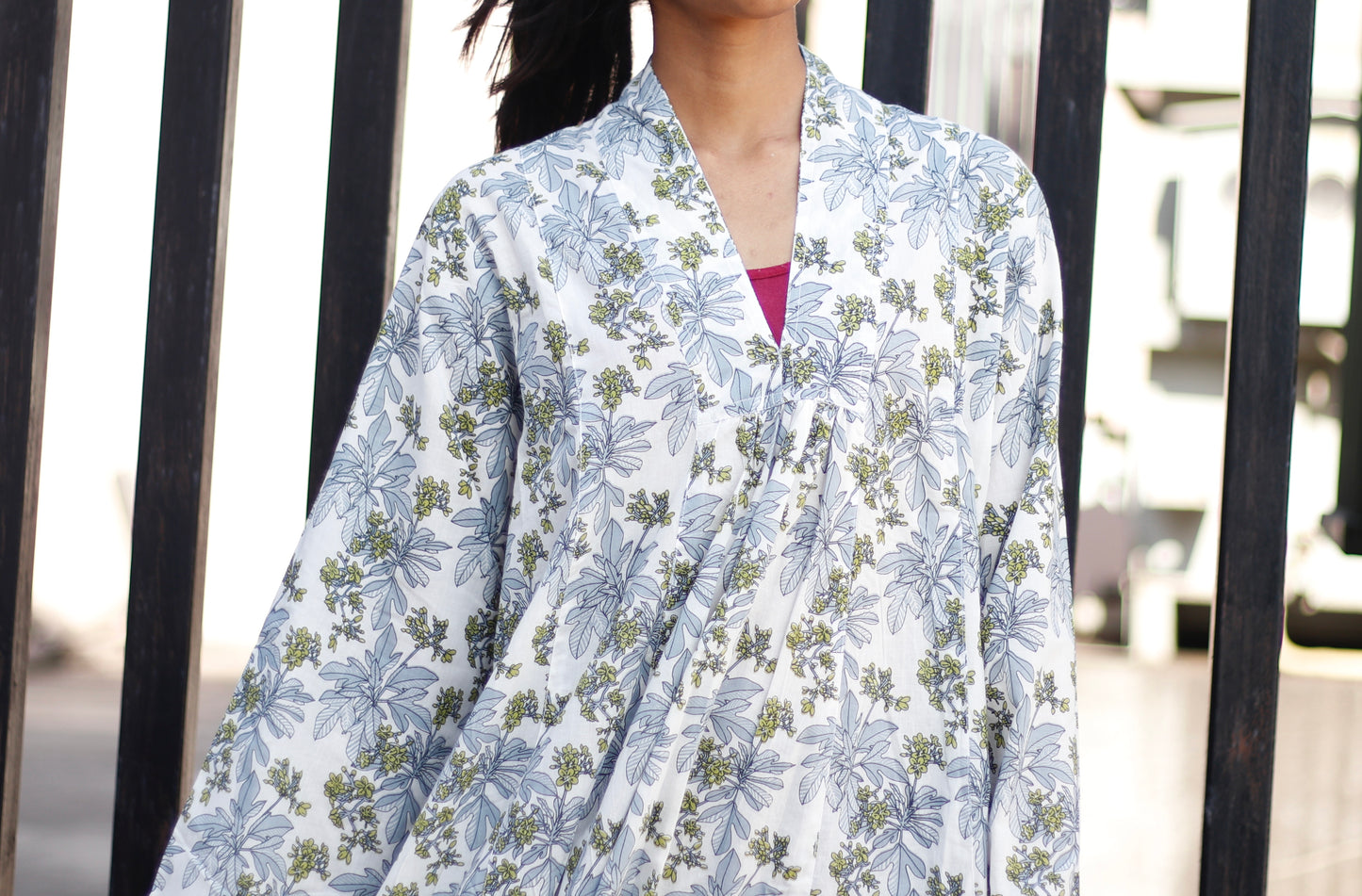 Whispering Petals White Floral Dress