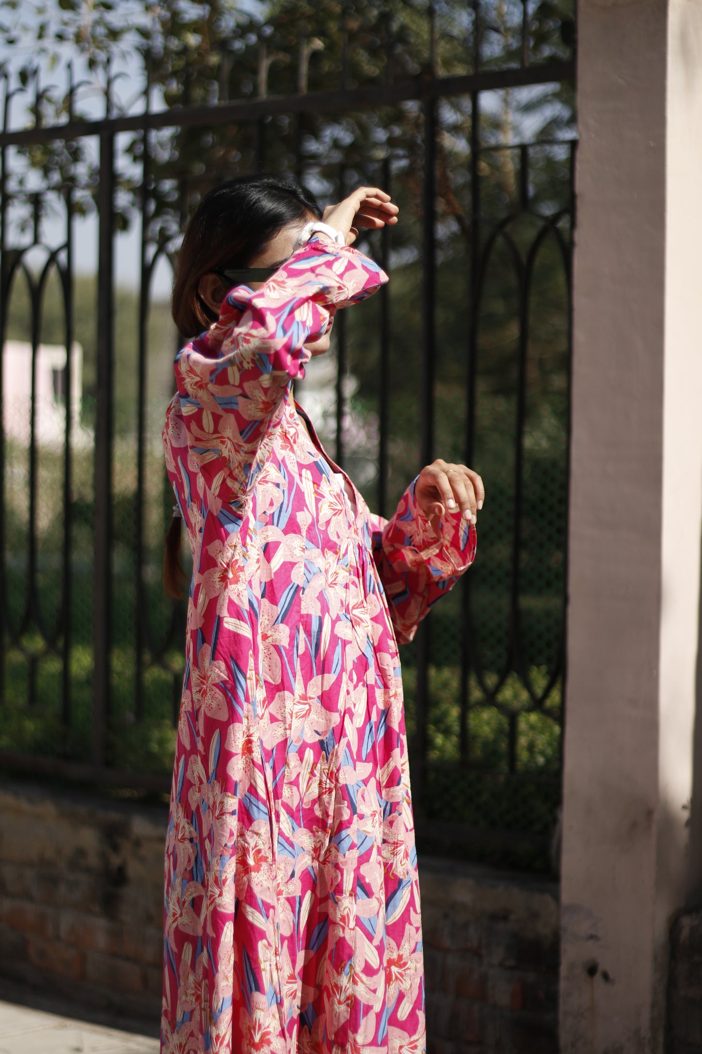 Rosé Pink Blossom Dress